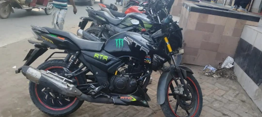 TVS Apache RTR 150 Matt Blue