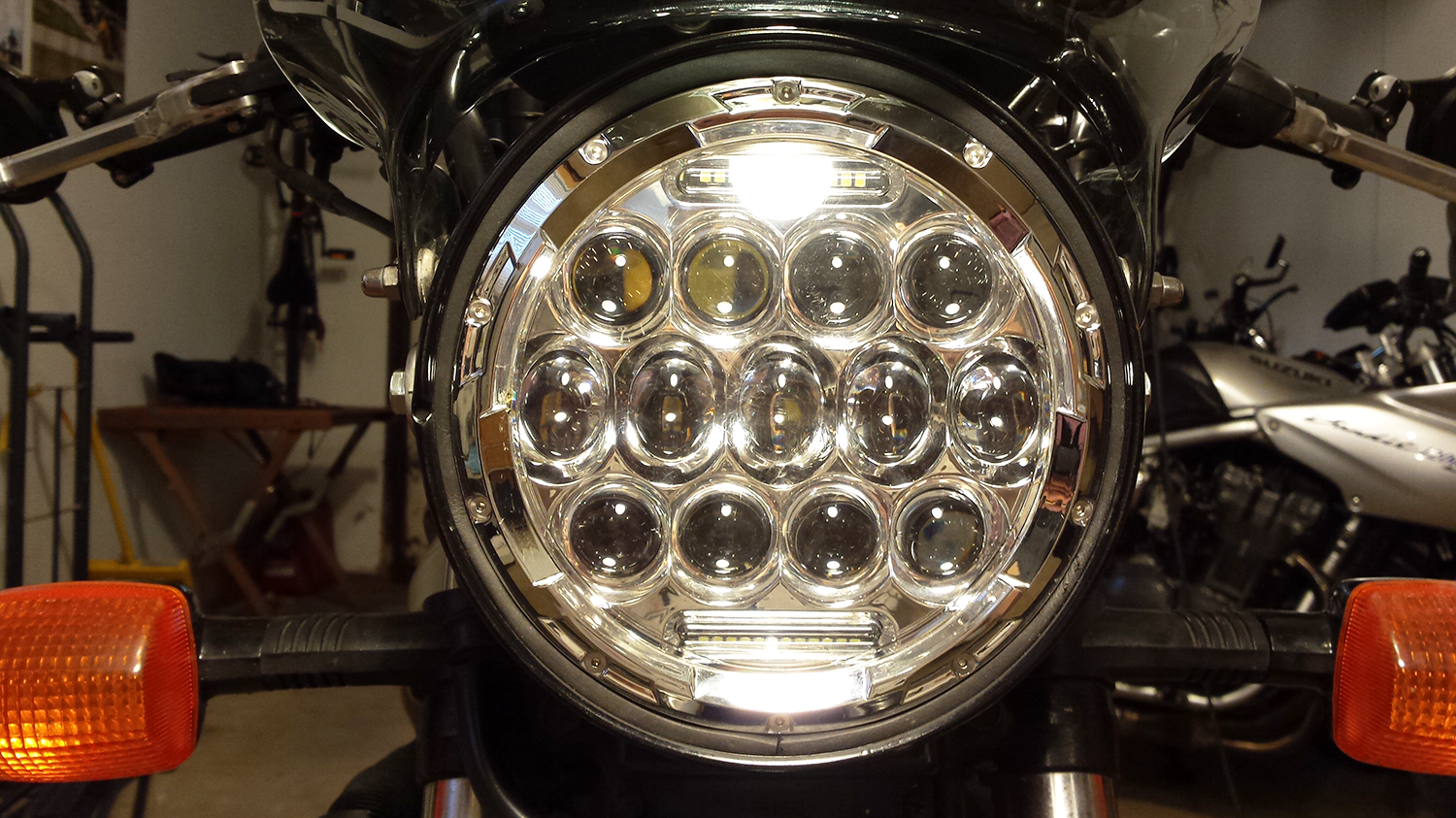 Motorcycle Headlight Upgrade and Modification