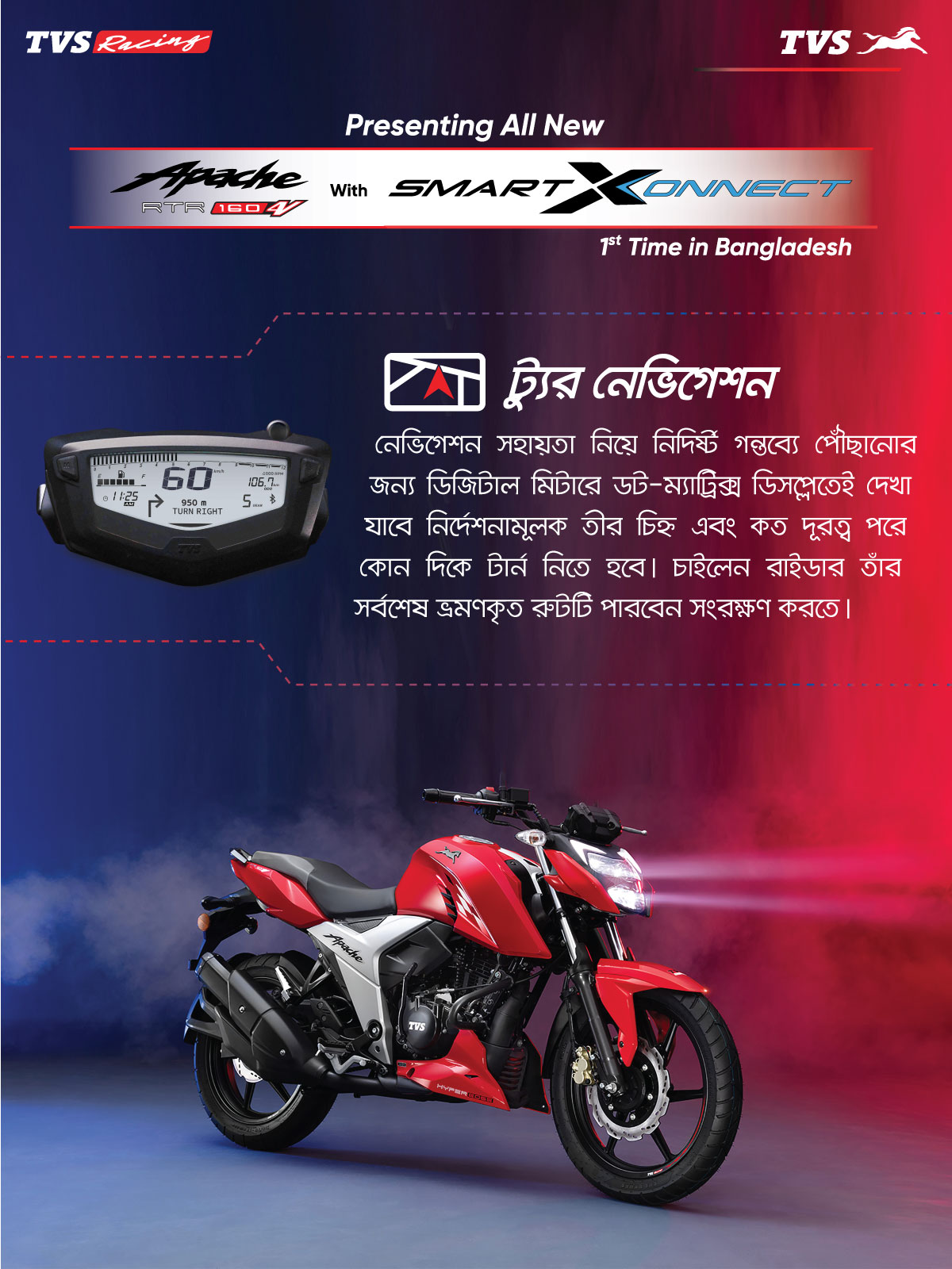 Apache RTR 160 V4 Brings a New Feature