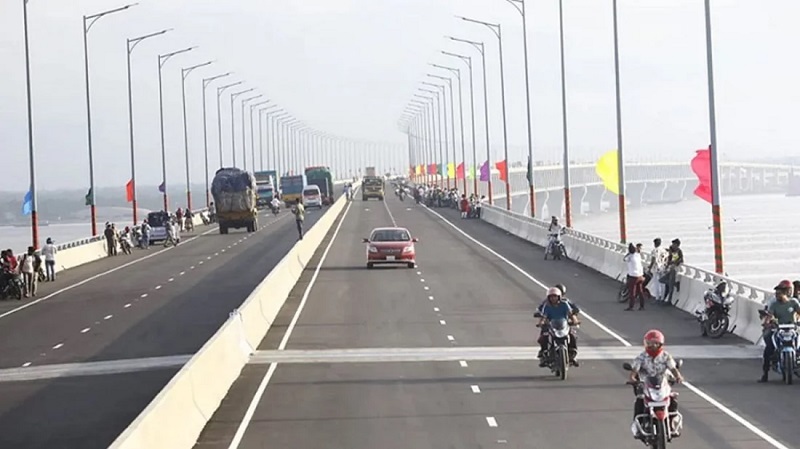 Padma Bridge is being opened for bikers