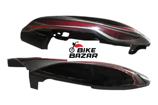 Bajaj Discover 100 Original Back Panel (Black Red)