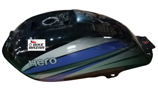 Hero Splendor Plus Original Fuel Tank (Black Navy Blue 2018 UR Drive)