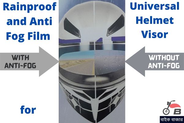 Rainproof and Anti Fog Film for Universal Helmet Visor