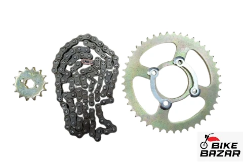TVS XL 100 Original Chain Sprocket Set