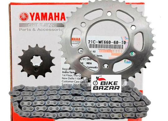 Yamaha Fazer FI V2 Original Chain Sprocket Set