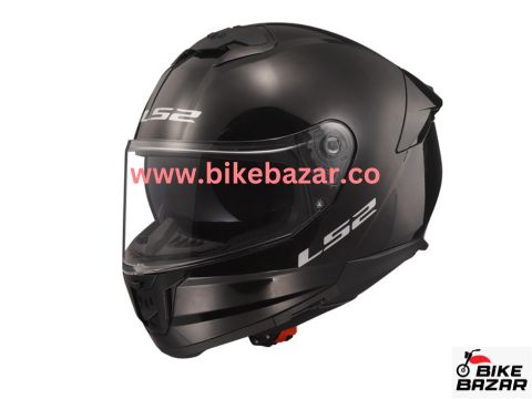 LS2 FF808 STREAM II Solid Gloss Black Full Face Helmet