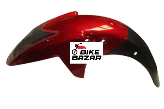 TVS Apache RTR 160 Original Front Mud Guard(Horse Monogram Model Red)
