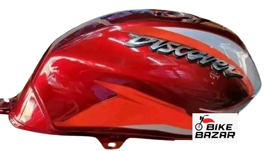 Bajaj Discover 110 New Model Original Fuel Tank(Red Color)