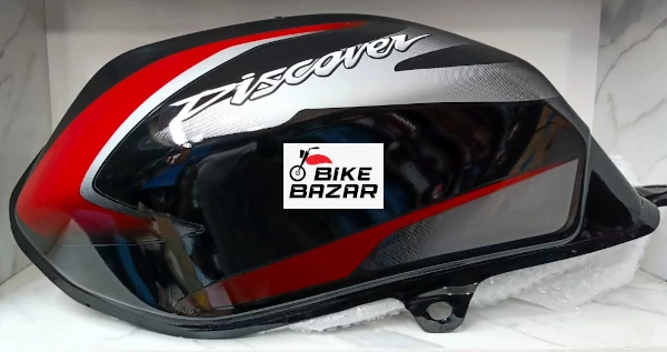 Bajaj Discover 110 Old Model Original Fuel Tank(Black Red)