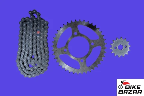 Suzuki Hayate Original Chain Sprocket Set2